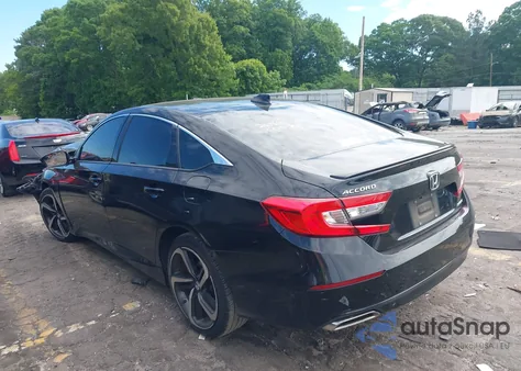 2019 Honda Accord Sport из США, поврежденный, VIN 1HGCV1F30KA177426